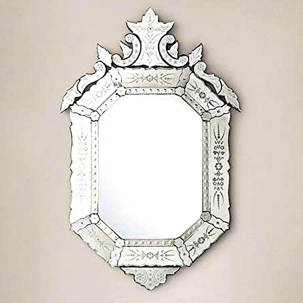 Elegant Wave Frame Mirror